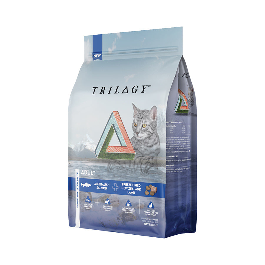 Trilogy - Adult Cat Barramundi Salmon & Lamb 1.8kg