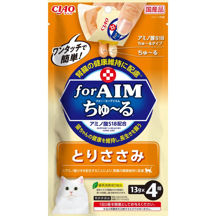 CIAO ONE TOUCH for AIM - chicken flavour 12gx4
