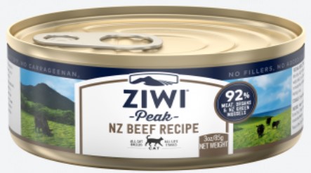 Ziwi Peak 鮮肉貓貓罐頭 牛肉配方 85g