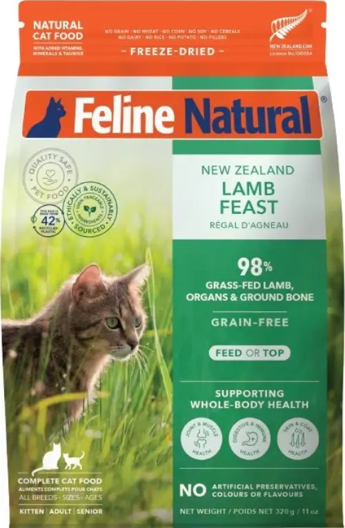 Feline Natural 貓科天然凍乾貓糧羊宴 320g