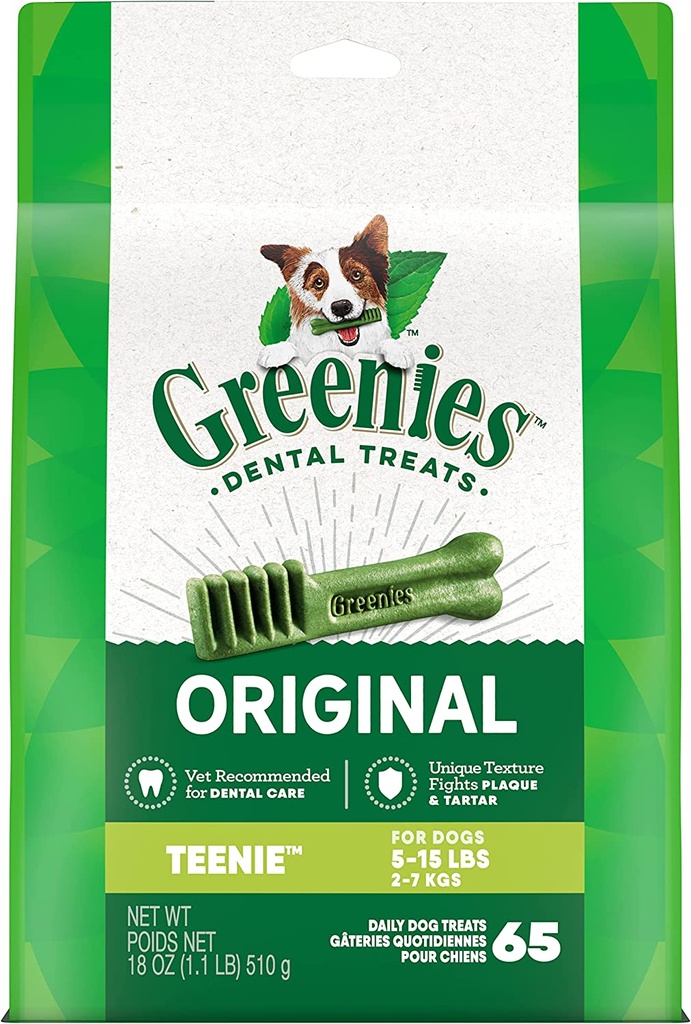 Greenies 原味潔齒骨 的骰犬用 12oz (43支) 