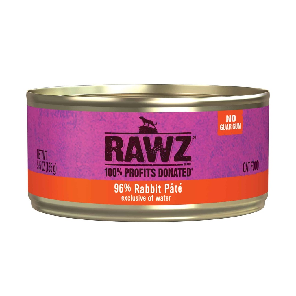 Rawz 美國 兔肉 全貓罐頭 155g