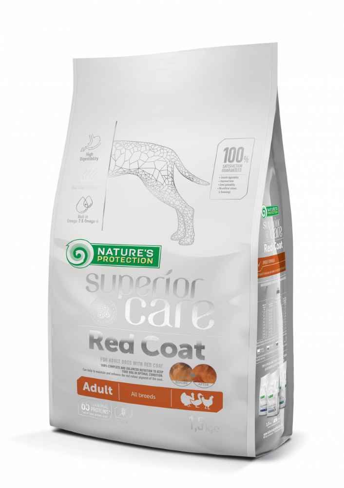 紅毛家禽成年所有品種 成人全價寵物食品 所有品種的紅毛狗 1.5kg