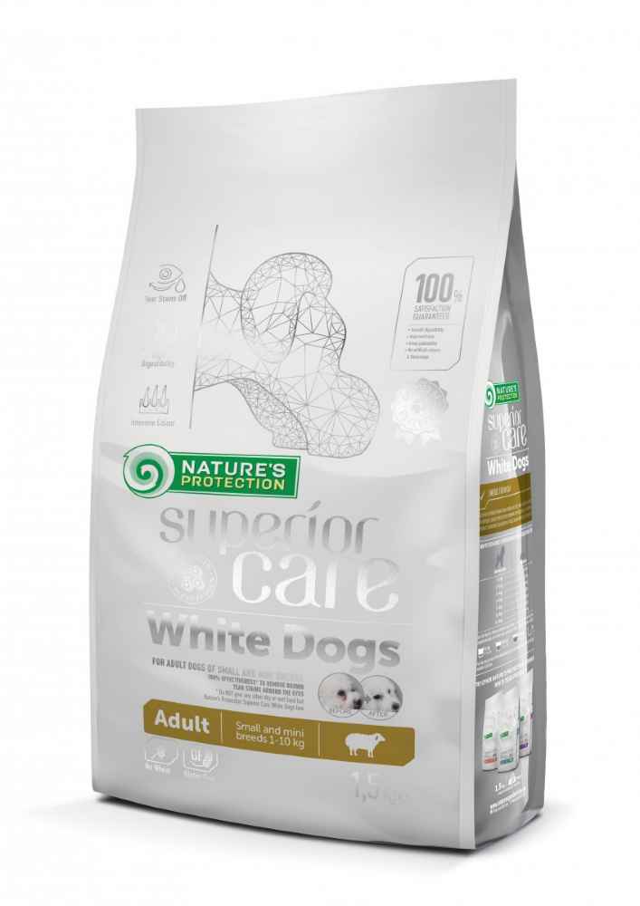 Nature's Protection White Dogs Lamb Adult (Small & Mini Breeds) Dog Food 1.5kg