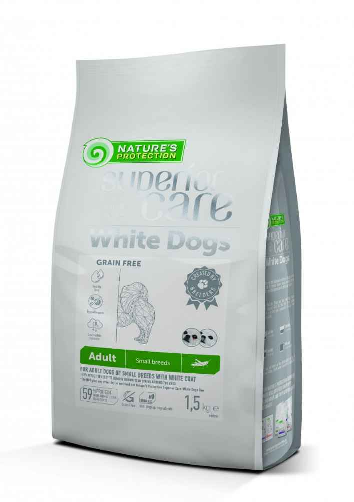 WHITE DOGS LAMB ADULT SMALL AND MINI BREEDS COMPLETE PET FOOD FOR ADULT SMALL AND MINI BREED DOGS WITH WHITE COAT 4kg