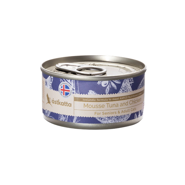  ástkatta - Adult & Senior Tuna & Chicken Mousse 80g