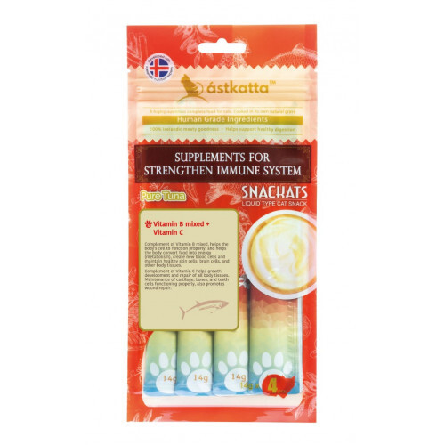 ástkatta - 營養小食汁汁 增強免疫系列 白鰹吞拿魚營養肉泥 14gx4