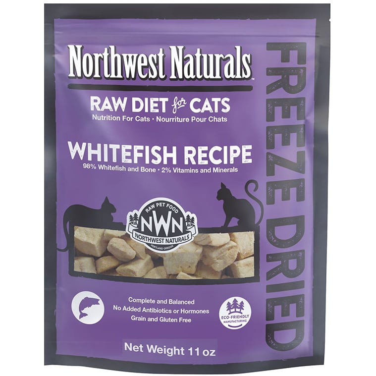 Northwest Naturals Freeze Dried Whitefish Recipe for Cats 11oz