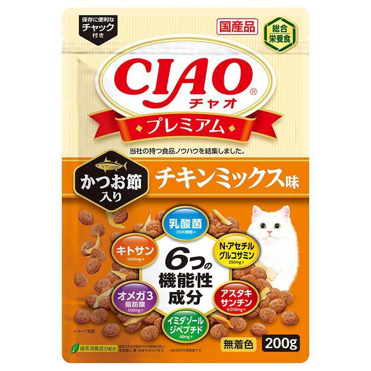 CIAO 優質鰹魚片雞肉混合味 200g 