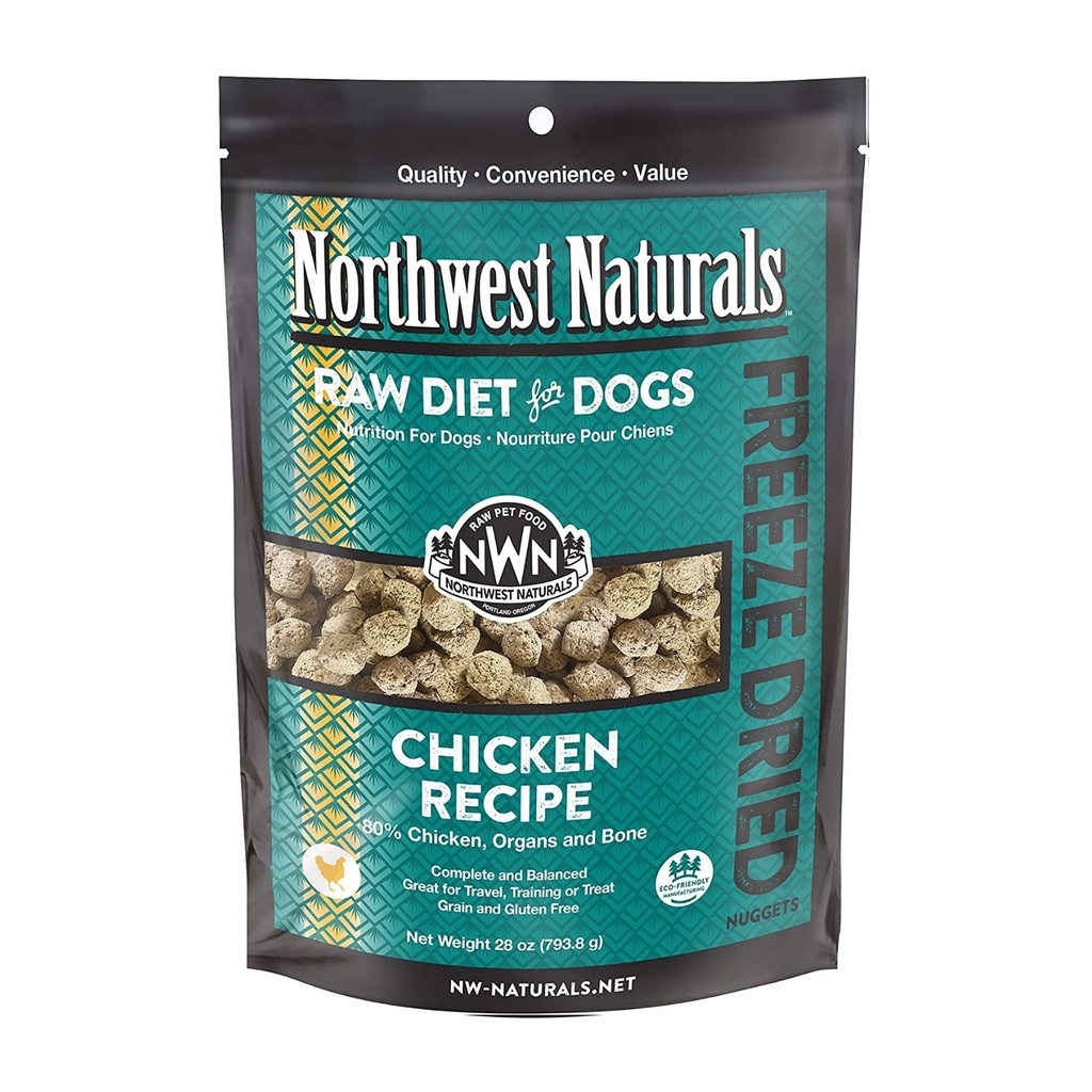 Northwest Naturals 無穀物脫水凍乾狗糧 雞肉 25oz 