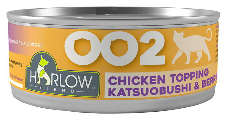 HarlowBlend - Chicken in Gravy Topping Katsuobushi & Berries 80g