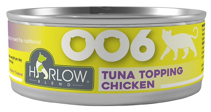 HarlowBlend - Tuna Topping Chicken Canned Food for Cats 80g