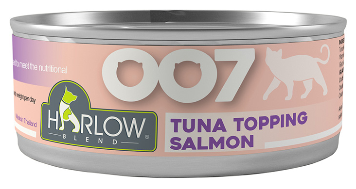HarlowBlend - Tuna Topping Salmon Canned Food for Cats 80g