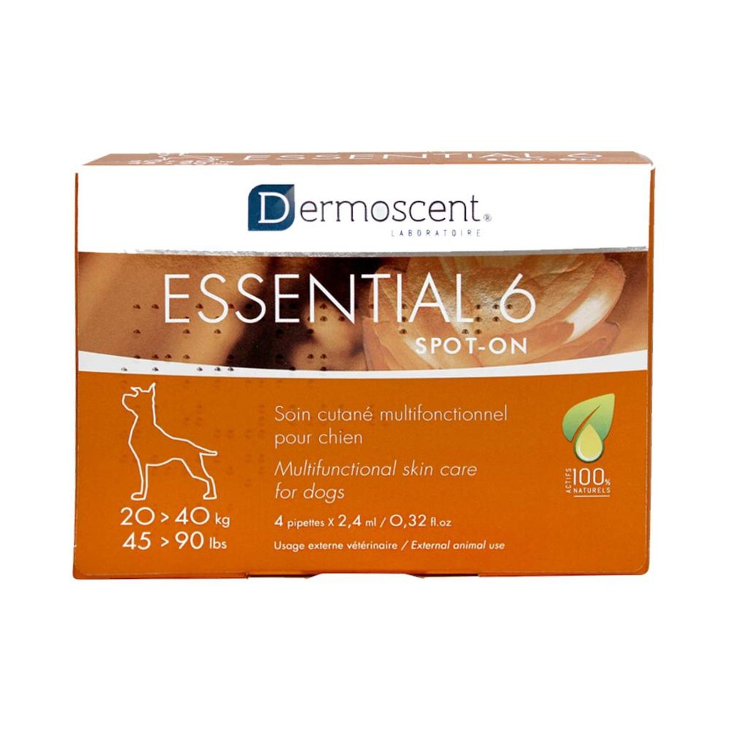 DERMOSCENT ESSENTIAL 6 SPOT-ON FOR DOGS 寵物外用皮膚修復滴劑 20-40KG