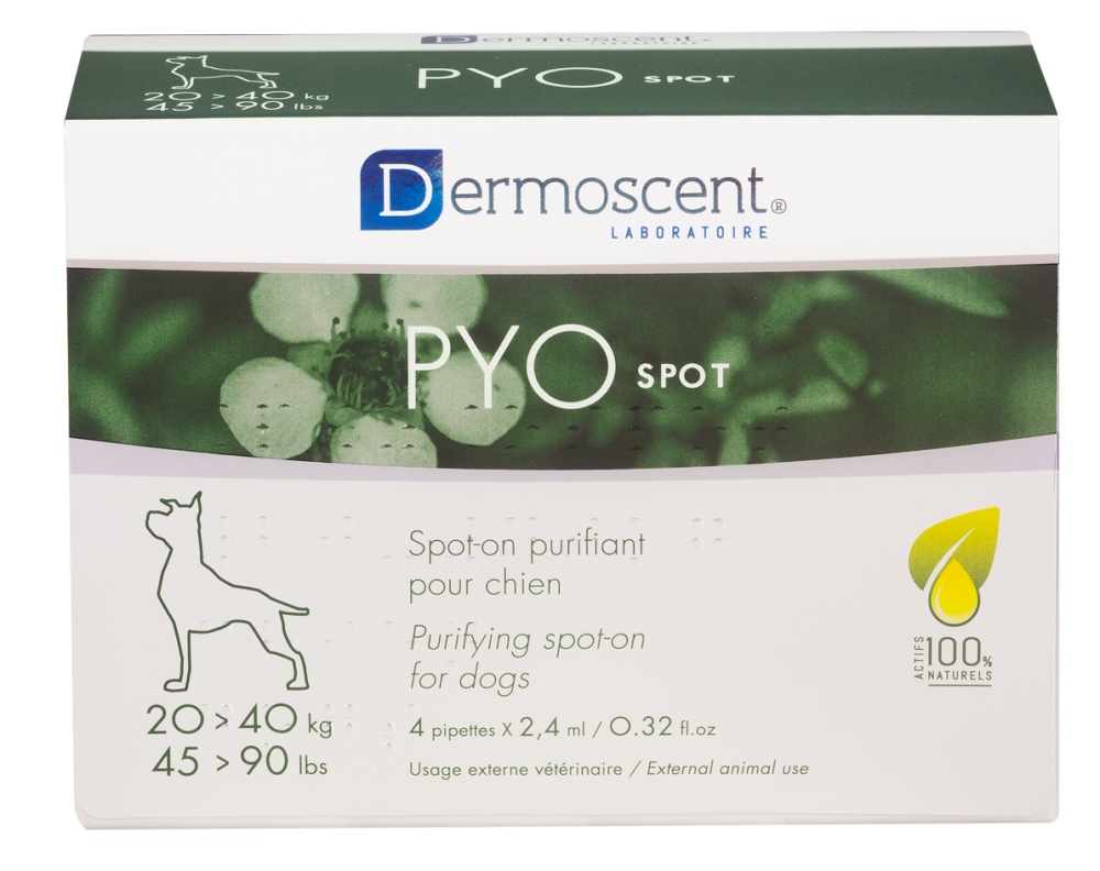 DERMOSCENT PYO SPOT 狗用抗菌滴劑20 - 40kg