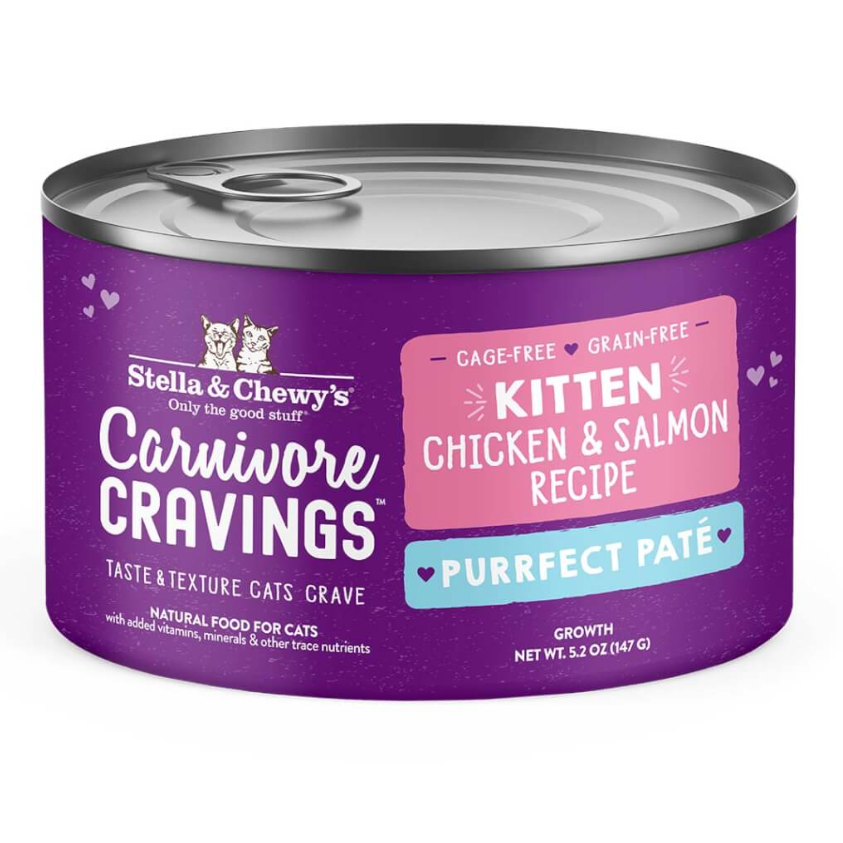 Carnivore Cravings- Purrfect Pate Can (Kitten) Chicken & Salmon Recipe 147g