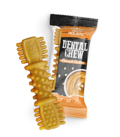 Absolute Holistic Grain-Free Dental Chew (Peanut Butter Flavor) for Dogs 4"