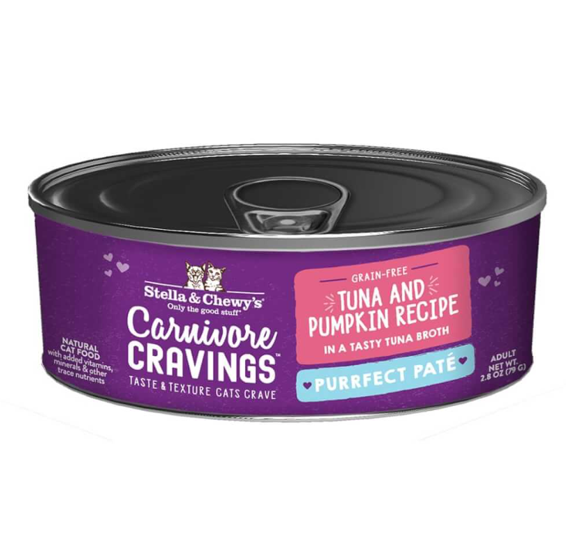 Stella & Chewy's 食肉獸罐罐- 滋味骨湯肉醬 吞拿魚+南瓜 79g 