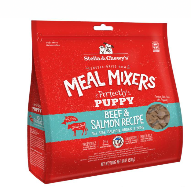 Stella & Chewy's Perfectly Puppy Beef & Salmon Meal Mixers 510g