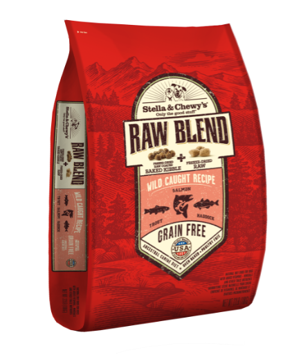 Stella & Chewy's 犬用 凍乾生肉外層低溫烘焙乾糧+凍乾生肉粒 (野生捕撈配方) 22lb