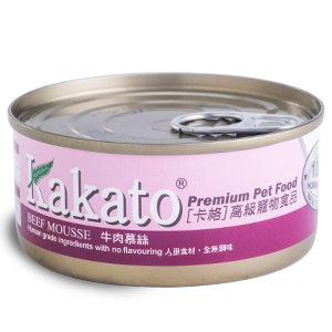Kakato Beef Mousse Can 70g (For both Dogs & Cats)