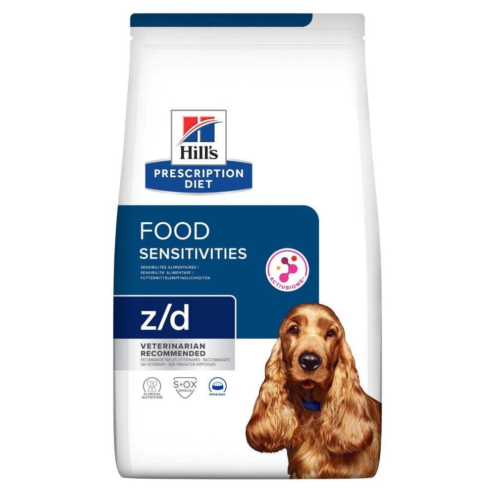 Hill's Prescription Diet z/d Food Sensitivities Dry Dog Food 8lbs