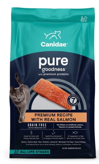 CANIDAE 無穀物 三文魚味 全貓糧 10lbs