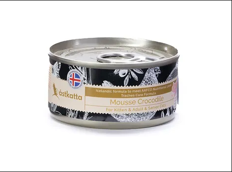 Astkatta 鱷魚肉慕絲 貓罐頭 80g 