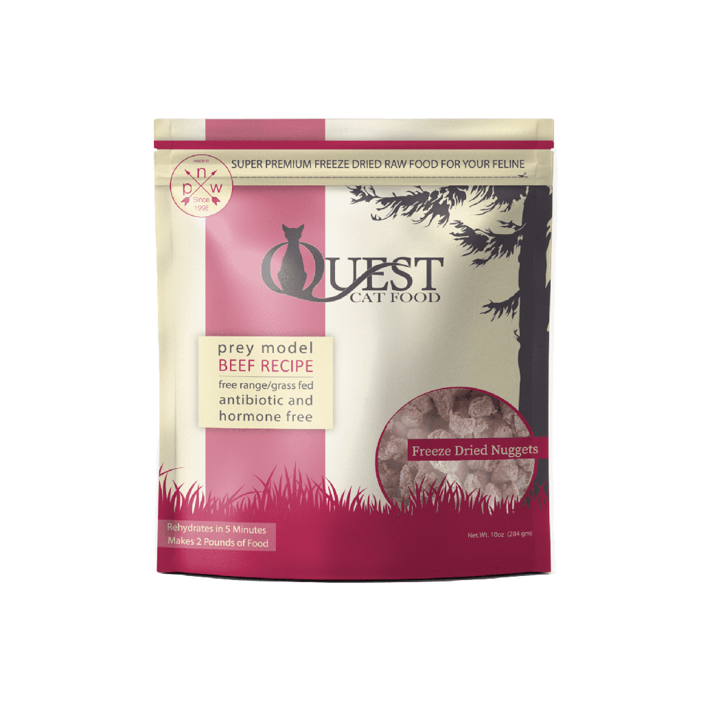 Steve's Quest Beef Freeze Dried Nuggets For Cats 10oz