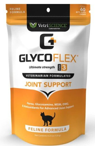 VetriScience GLYCO FLEX 3 貓咪 關節保健咀嚼肉粒 60粒 