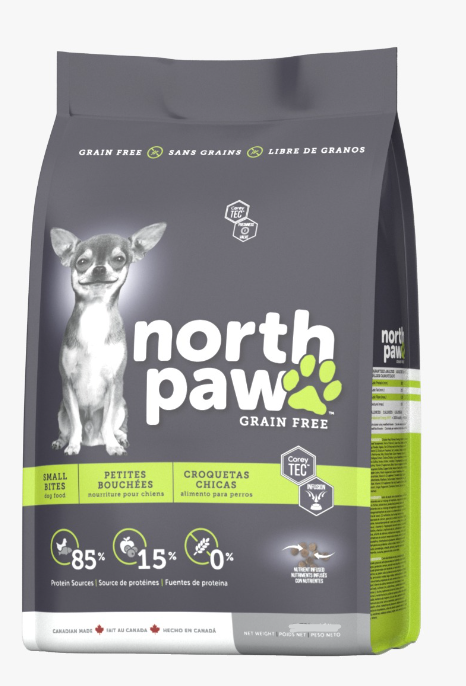 North Paw 無穀物 雞肉鯡魚配方小型成犬狗糧 12.8lb