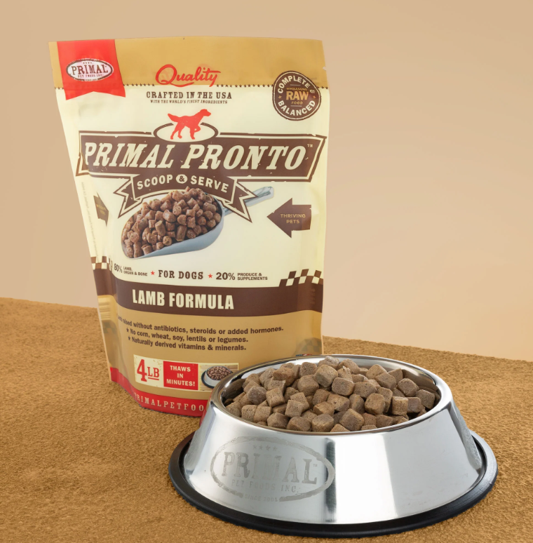 PRIMAL Pronto 急凍肉粒狗糧 羊肉配方 4lb
