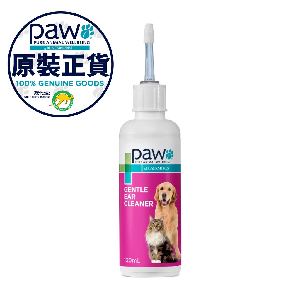 PAW GENTLE EAR CLEANER for Cats & Dogs 120ML