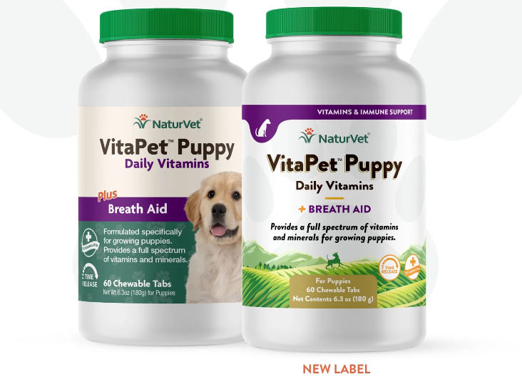 NaturVet VitaPet™ Puppy Daily Vitamins Chewable Tabs 6.3oz