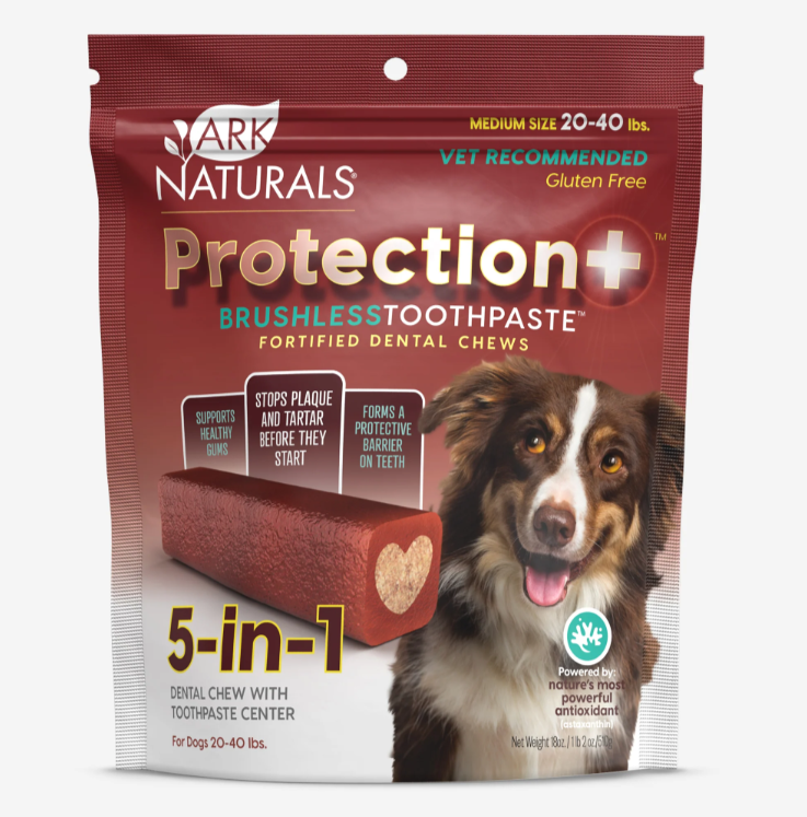 Ark Naturals Dog Protection+ Brushless Toothpaste Medim (20-40lbs) 18oz
