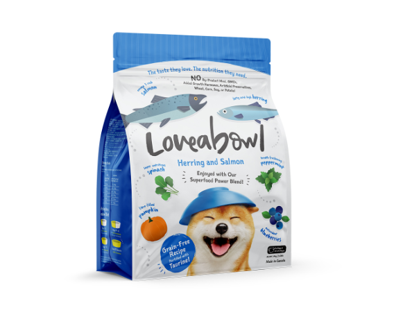 Loveabowl 無穀物希靈魚三文魚海鮮配方狗糧 1.4kg 