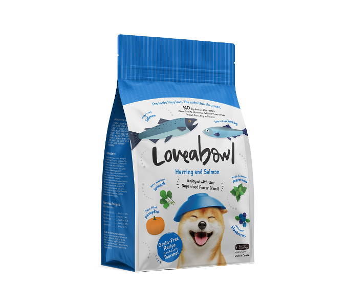 Loveabowl 無穀物希靈魚三文魚海鮮配方狗糧 4.5kg