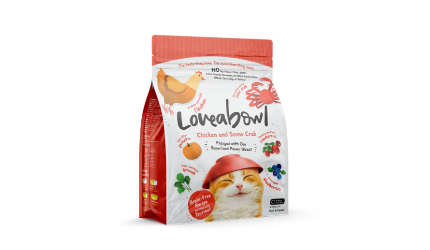 Loveabowl 無穀物雪蟹雞肉海陸配方貓糧 1kg