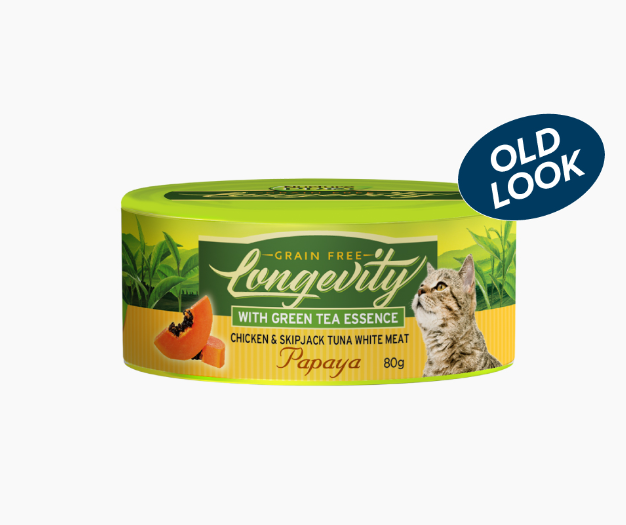 Nurture Pro 無穀物雞肉、白肉吞拿魚、木瓜(益腸配方)貓罐頭 80g