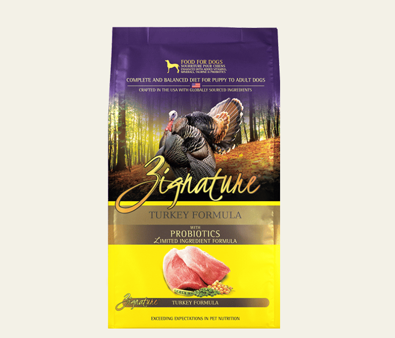 Zignature Turkey Formula Dry Dog Food 4lb