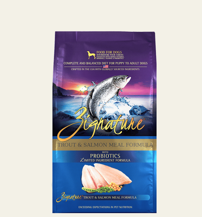 Zignature 超越鱒魚及三文魚配方狗糧 25lb