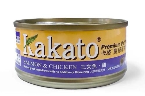 Kakato Salmon & Chicken Can 170g (Dog and Cat)