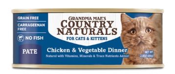 Country Naturals Chicken & Vegetable Dinner Cat Cans 80g