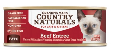 Country Naturals Beef Entrée Cat Cans 80g