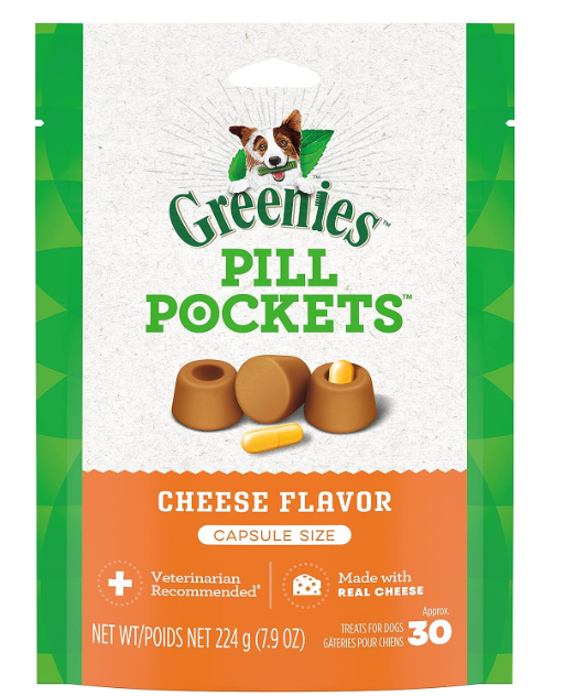 Greenies - Chicken Pill Pocket Dog Treats (Capsules) 7.9oz(30 Pcs)
