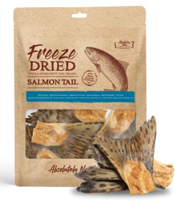Absolute Bites 凍乾 三文魚尾 狗小食 35g