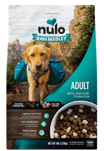Nulo Raw Medley 三文魚、紅薯和火雞配方 成犬 狗糧4lb