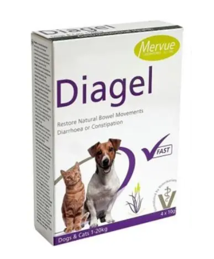 Mervue Diagel 腸道消化調節補充劑4x10g (1-20kg貓犬適用)