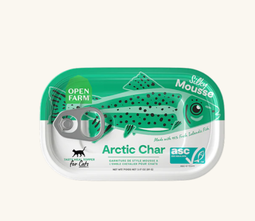 Open Farm 滋味糧伴慕斯(北極紅點鮭味) 狗糧4.59oz