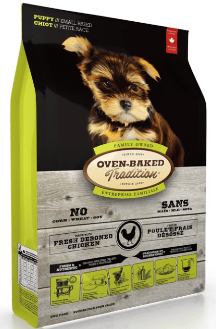 Oven-Baked Tradition Small Bites Formula With Chicken Puppy Dog Food 12.5lb
